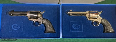 Colt SAA 3rd Gen. Pair #127 & 128 of 150 in .38-40