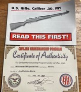 Springfield CMP Garand 30.06 w/case - 17 of 20