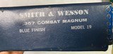 Smith & Wesson 19–3 .357 Mag. 6” bbl. Pinned & recessed cyl. - 19 of 20