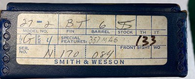 Smith & Wesson Model 27-2 w/6” bbl & box - Image 19 of 20