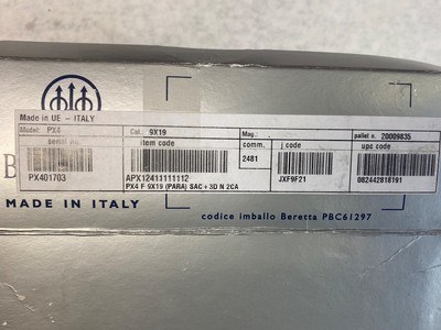 Beretta full-size PX-4 9mm 17 rd mag case, 2 rear straps & sleeve - Image 17 of 17