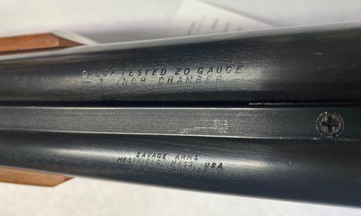 Savage Fox Model B 20ga. SXS shotgun 24” bbl - Image 3 of 18