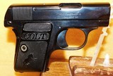 COLT (REFINISHED) VEST POCKET 1908-HAMMERLESS - 1 of 3