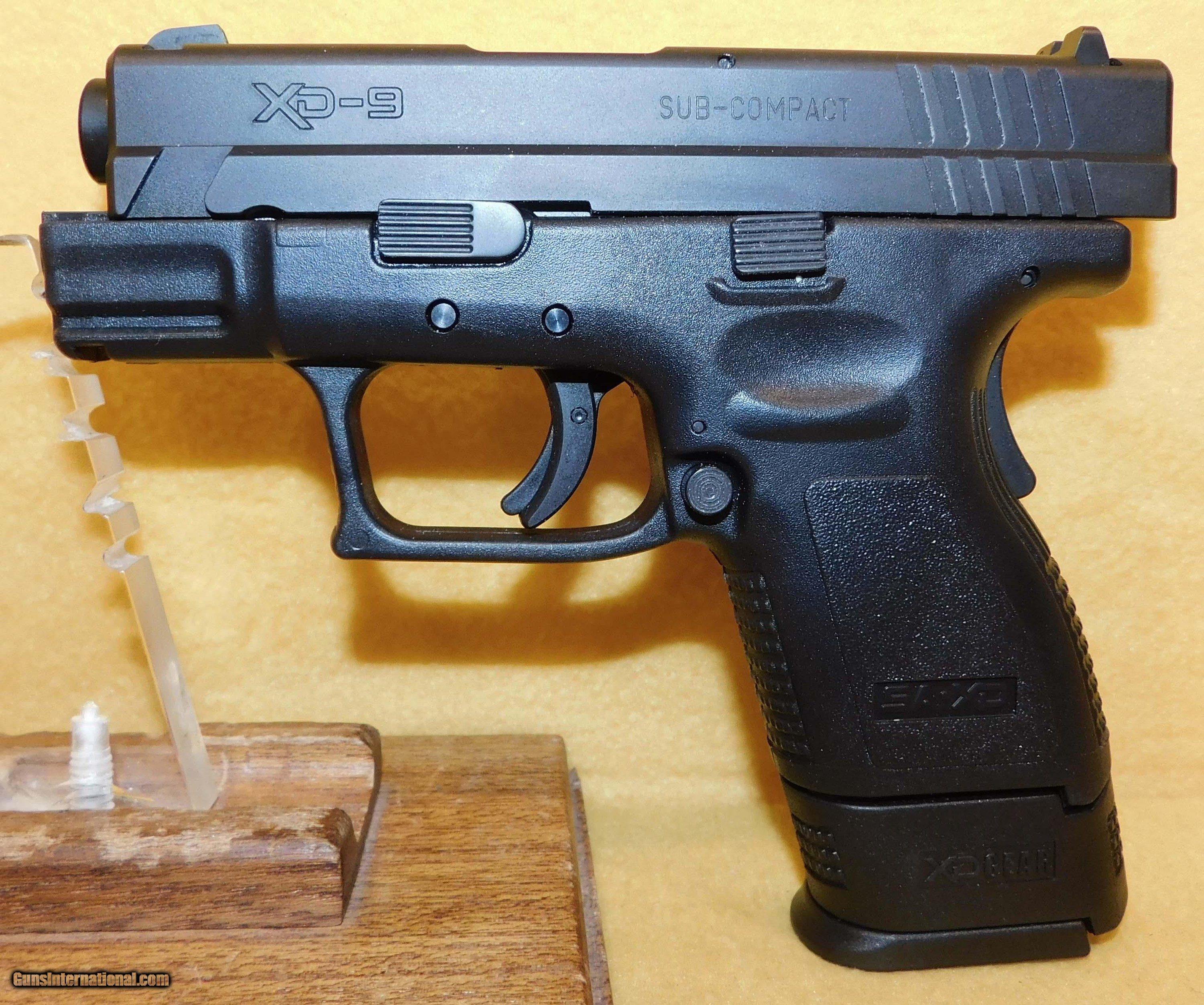 SPRINGFIELD ARMORY XD9 SUB COMPACT