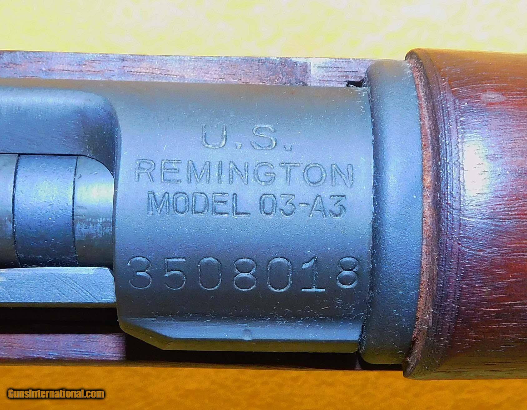 U.S. REMINGTON O3-A3