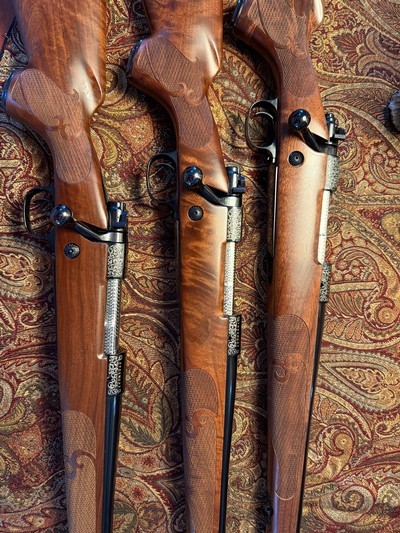 Winchester Custom Shop N America Game Series set #27 Model 70 WSM’s - Image 1 of 13