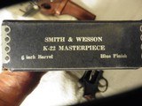 1955 Smith & Wesson Pre Model 17 - K22 Masterpiece LNIB 5-Screw - 4 of 15