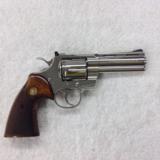 Colt Python .357 mag. 4" barrel Nickel - 2 of 9