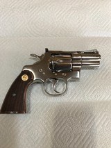 Colt Python 357 Mag. 2 1/2” barrel nickel finish appears Un-Fired - 5 of 8