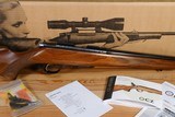 CZ 452 - 2E Left Hand 22 LR Rifle Timney Trigger With Box Checkered Walnut CZ-USA - 7 of 12