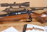 CZ 452 - 2E Left Hand 22 LR Rifle Timney Trigger With Box Checkered Walnut CZ-USA - 3 of 12