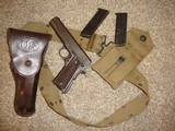 Very Nice Remington Rand 1911A1 & WWII Rig - 2 of 14