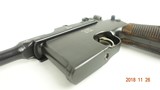 Mint Large Ring Flat Side Mauser C96 Broomhandle Von Lengerke & Detmold New York With Matching Shoulder Stock - 3 of 15