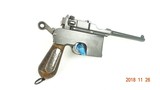 Mint Large Ring Flat Side Mauser C96 Broomhandle Von Lengerke & Detmold New York With Matching Shoulder Stock - 14 of 15