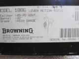 Browning Model 1886 High Grade Saddle-Ring Carbine- 2 of 10