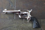 Colt Single Action Army Third Generation 4.75" barrel 45 Colt, Nickel Finish - 1 of 14