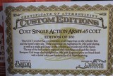 Colt Single Action Army Model P1850 Factory Engraved 45 Colt - 11 of 15