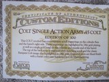 Colt Single Action Army Model P1850 Custom Edition Engraved 45 Colt - 12 of 15