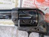 Colt Single Action Army Model P1850 Custom Edition Engraved 45 Colt - 7 of 15