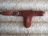 Classic Old West Style NRA Ranger style Holster and Gun Belt - 7 of 15