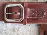 Classic Old West Style NRA Ranger style Holster and Gun Belt - 8 of 15