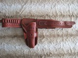 Classic Old West Style NRA Ranger style Holster and Gun Belt - 2 of 15