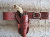 Classic Old West Style NRA Ranger style Holster and Gun Belt - 15 of 15