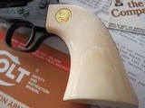 1989 Colt SAA 7-1/2 inch Full Royal Blue 45 LC Factory Elephant Ivory - 2 of 15
