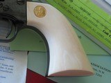 1991 COLT SAA 4.75" FULL ROYAL BLUE 45 LC FACTORY ELEPHANT IVORY COLLECTOR GRADE - 2 of 15