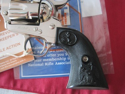 Colt Single Action Army Custom Shop Nickel 45 Colt 4 3/4" Collector Quality - Image 3 of 15