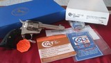 Colt Single Action Army Custom Shop Nickel 45 Colt 4 3/4" Collector Quality