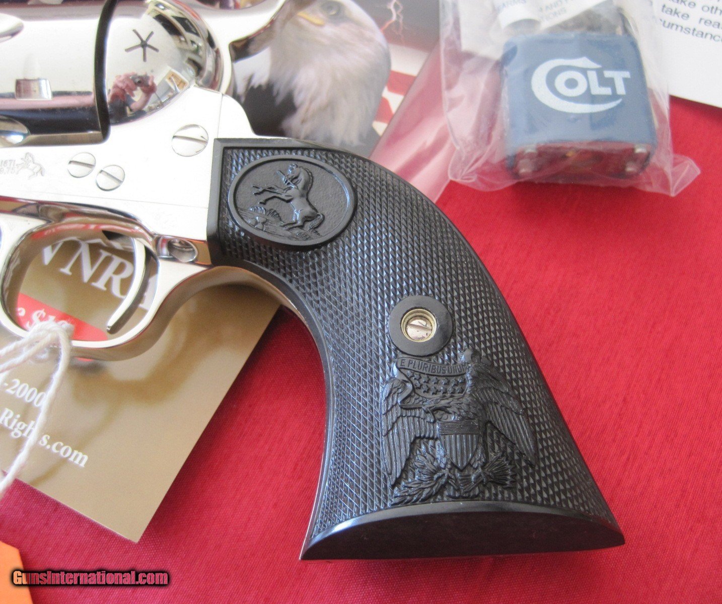 Colt Single Action Army Custom Shop Nickel 45 Colt 5 1/2" Collector ...