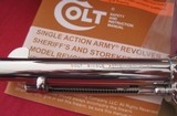 Colt Single Action Army Custom Shop Nickel 45 Colt 5 1/2" Collector Quality - Image 6 of 15