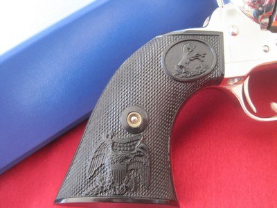 Colt Single Action Army Custom Shop Nickel 45 Colt 5 1/2" Collector Quality - Image 8 of 15
