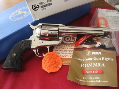 Colt Single Action Army Custom Shop Nickel 45 Colt 5 1/2" Collector Quality - Image 7 of 15
