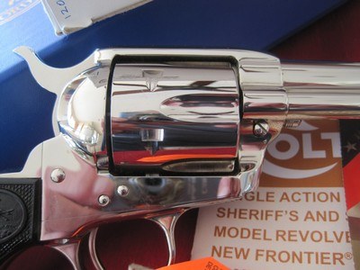 Colt Single Action Army Custom Shop Nickel 45 Colt 5 1/2" Collector Quality - Image 9 of 15