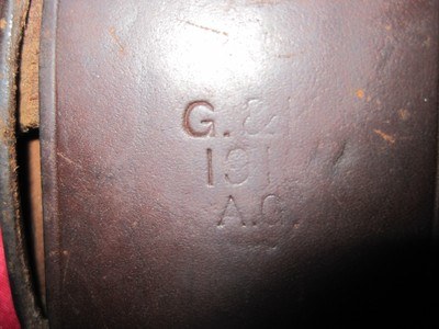 WW1 US ARMY 1911 G&K Holster, RH Long Pistol Belt, Plant Bros Mag Pouch - Image 4 of 15
