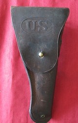 WW1 US ARMY 1911 G&K Holster, RH Long Pistol Belt, Plant Bros Mag Pouch - Image 2 of 15