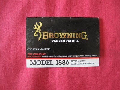 Browning 1886 Owner's Manual - Image 1 of 3