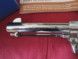COLT SAA 4.75" 45LC NICKLE FACTORY ELEPHANT IVORY COLLECTOR NIB - Image 5 of 15