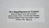 Pro Tech, TR3 Steel/Damascus custom - 1 of 13
