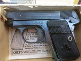 COLT MODEL 1908 VEST POCKET PISTOL - 2 of 15