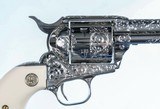 Colt Factory Engraved non-Fluted 3rd Gen. SAA Cased - 5 of 13