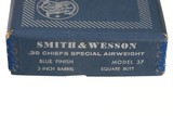 Smith & Wesson 37 Airweight .38 spl Factory Box 3" - 8 of 8