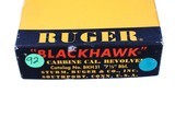 Ruger 3 Screw Blackhawk .30 Carbine Factory Box - 5 of 14