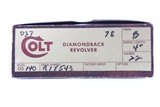 Colt Diamondback Revolver .22 lr Factory Box - 5 of 11