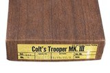 Colt Trooper Mk III .357 mag Almost Mint Factory Box - 9 of 10