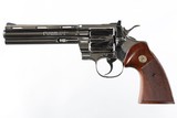 Colt Python 6" .357 mag Revolver Nickel - 9 of 11