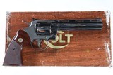 Colt Python 6" .357 mag Revolver Nickel - 1 of 11