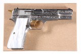 Engraved Browning Hi Power Pistol 9mm - 1 of 12